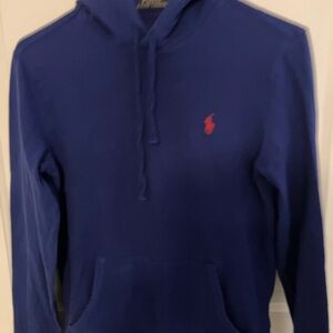 Polo by Ralph Lauren Women’s blue hoodie w logo on the chest Size XS